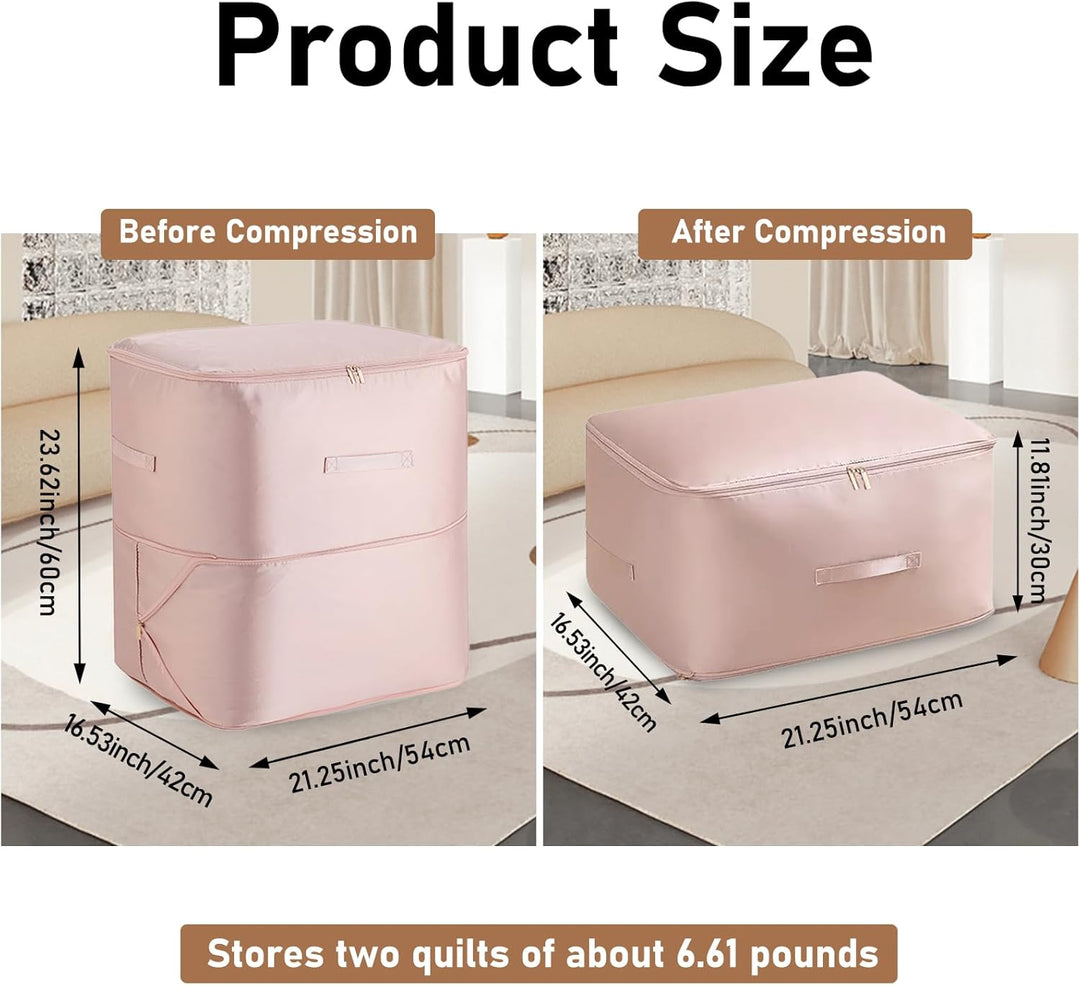 Storage Space Saving Self Compression Organizer