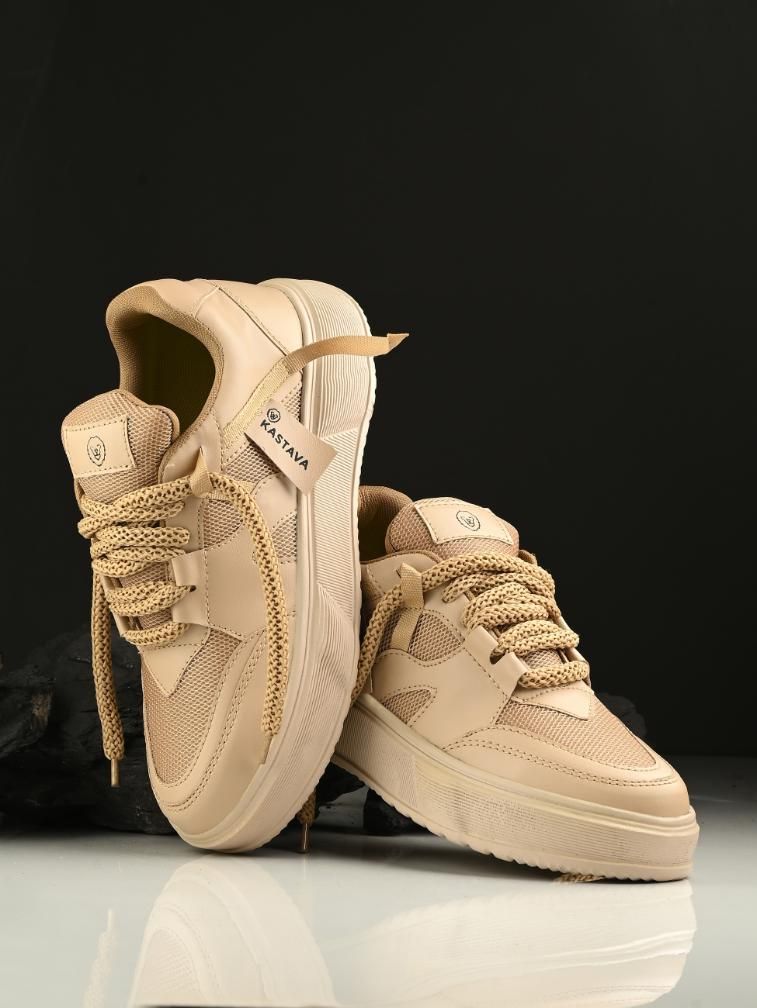 Men's High Heel Stylish Tan Casual Shoes