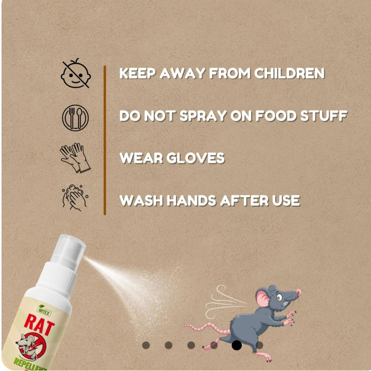 Rat Repellent Spreay 50ML (Pack of 2)